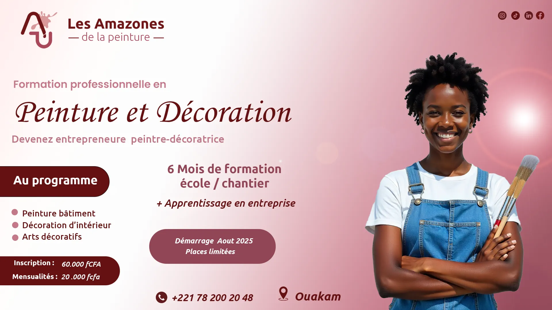 Formation Amazone de la peinture